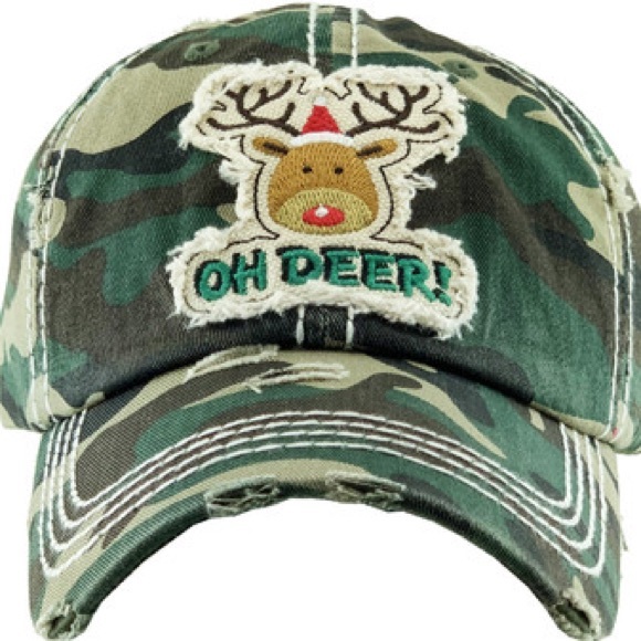 OH DEER WASHED VINTAGE BALLCAP - Picture 10 of 11